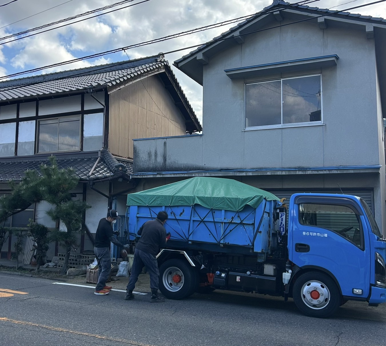 【福山市駅家町江良 その2】一般廃棄物収集運搬の許可業者さんにご協力いただきました|出張買取アシスト