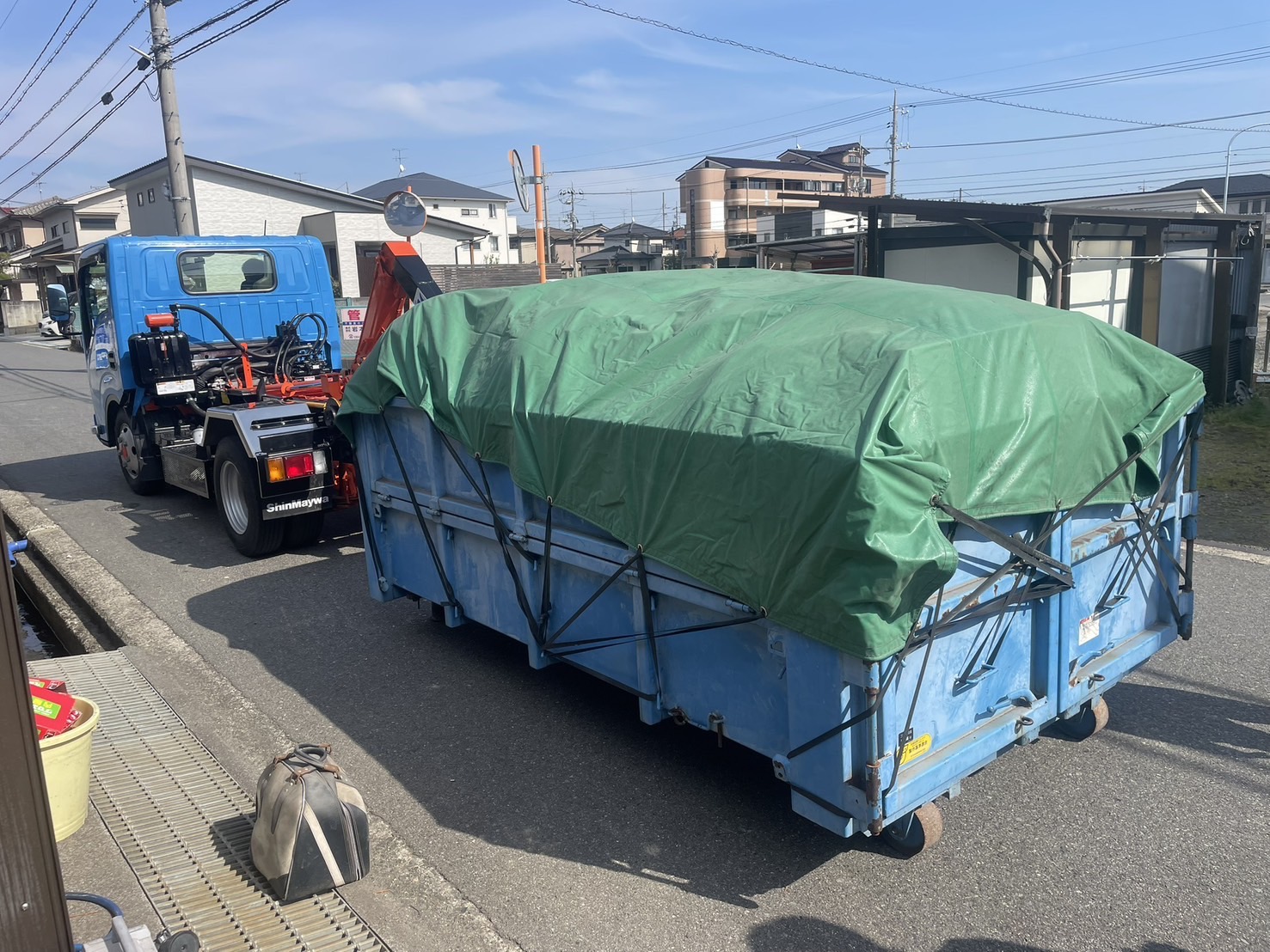 【福山市南松永町　その２】一般廃棄物収集運搬業者と連携して安心処分