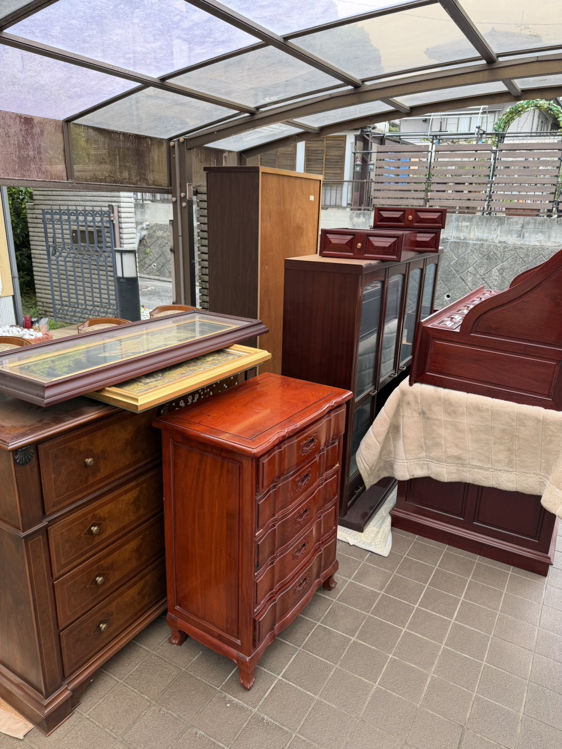 【福山市久松台】家具を出張買取しました｜中国家具・府中家具対応