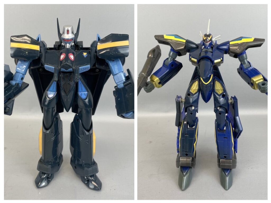 バンダイ マクロス7 1/65 DX ブレイザーバルキリーとステルスバルキリー