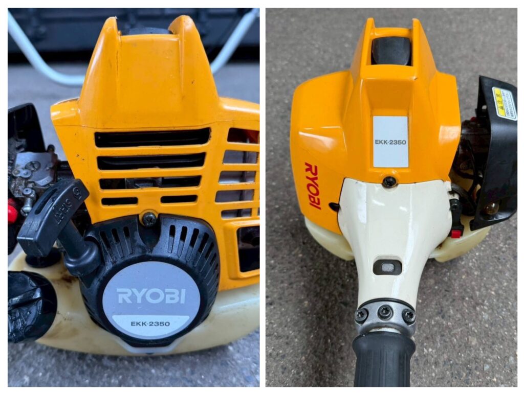福山市新市町の実家片付けで出張買取したRYOBI草刈り機の全体写真