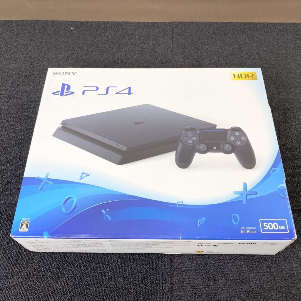 笠岡市の子供部屋片づけで出張買取した未使用PS4の外箱